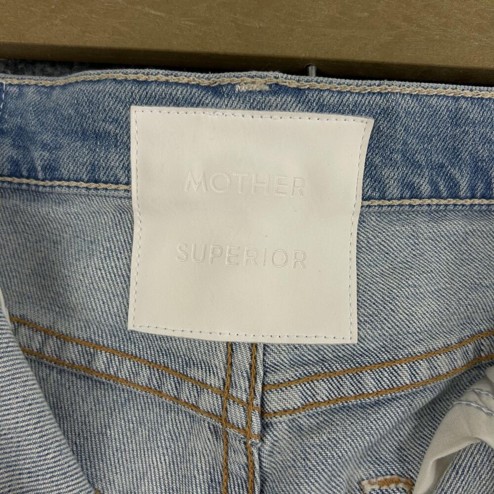 Mother Superior Jeans 29 The Tomcat Bless You Ankle Crop Denim Blue Casual Comfy - Picture 7 of 16